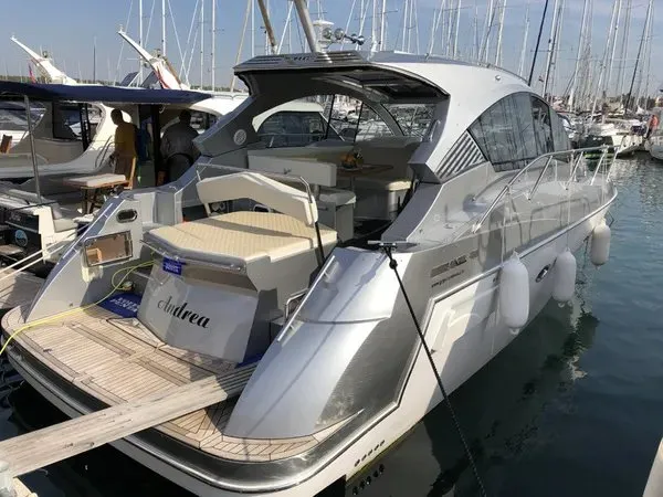 Exterior view of Andrea, a Grginić jahte Mirakul 40 motor yacht at Grad Biograd na Moru, Croatia