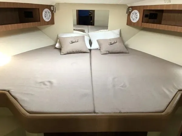 Cabin on Andrea, a Grginić jahte Mirakul 40 motor yacht at Grad Biograd na Moru, Croatia