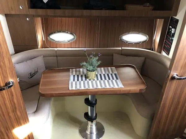 Salon of Andrea, a Grginić jahte Mirakul 40 motor yacht at Grad Biograd na Moru, Croatia