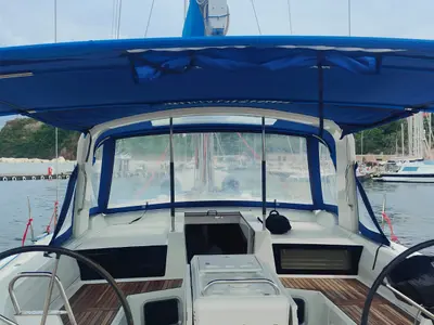 Saint Michel, a Beneteau Oceanis 51.1 sailboat at Procida, Italy