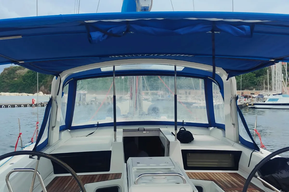 Saint Michel, a Beneteau Oceanis 51.1 sailboat at Procida, Italy