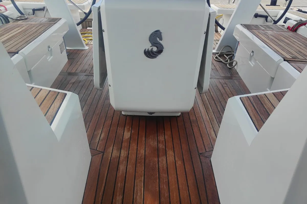 Saint Michel, a Beneteau Oceanis 51.1 sailboat at Procida, Italy