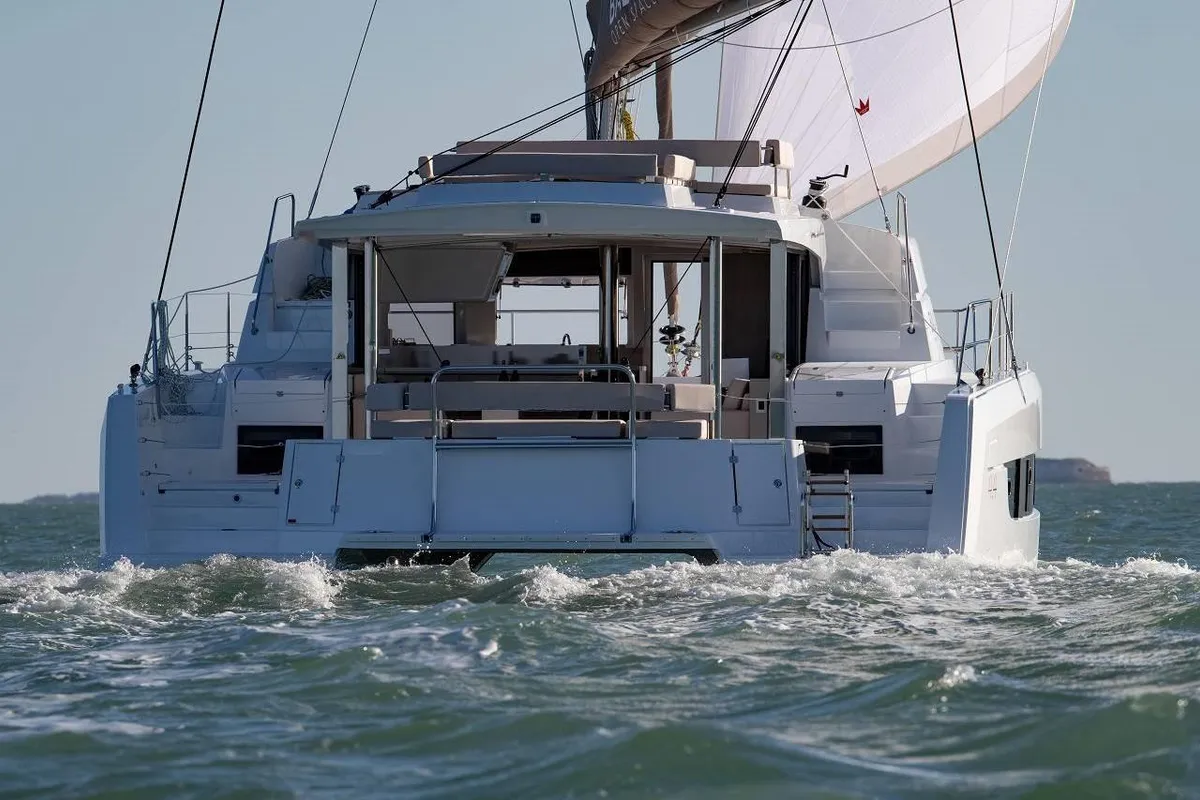 Tiraminelli, a Bali 4.4 catamaran at Road Town, British Virgin Islands