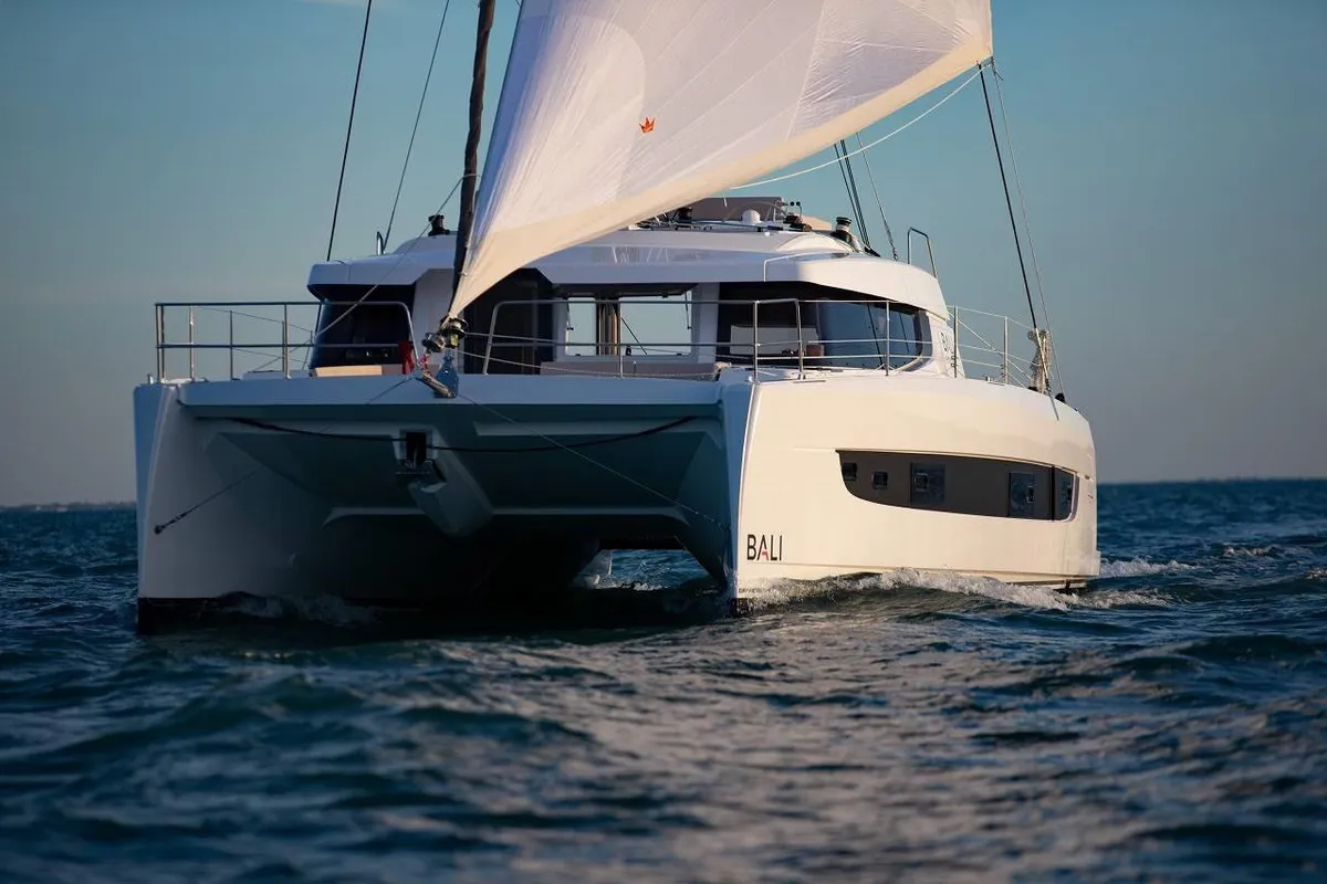 Tiraminelli, a Bali 4.4 catamaran at Road Town, British Virgin Islands
