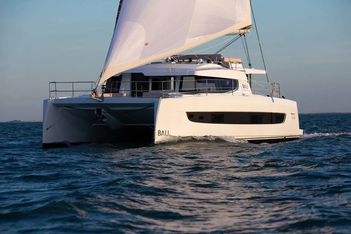 Tiraminelli, a Bali 4.4 catamaran at Road Town, British Virgin Islands