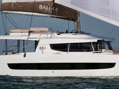 Tiraminelli, a Bali 4.4 catamaran at Road Town, British Virgin Islands