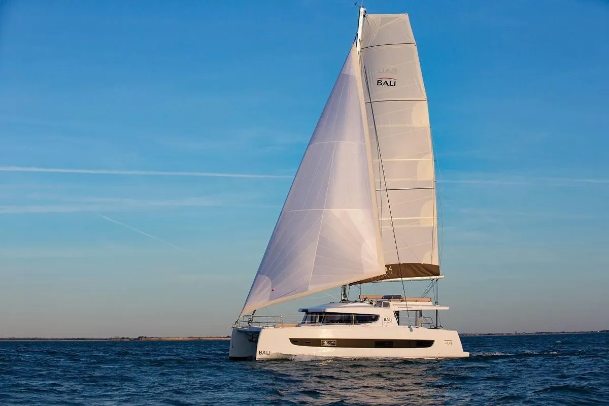 Tiraminelli, a Bali 4.4 catamaran at Road Town, British Virgin Islands