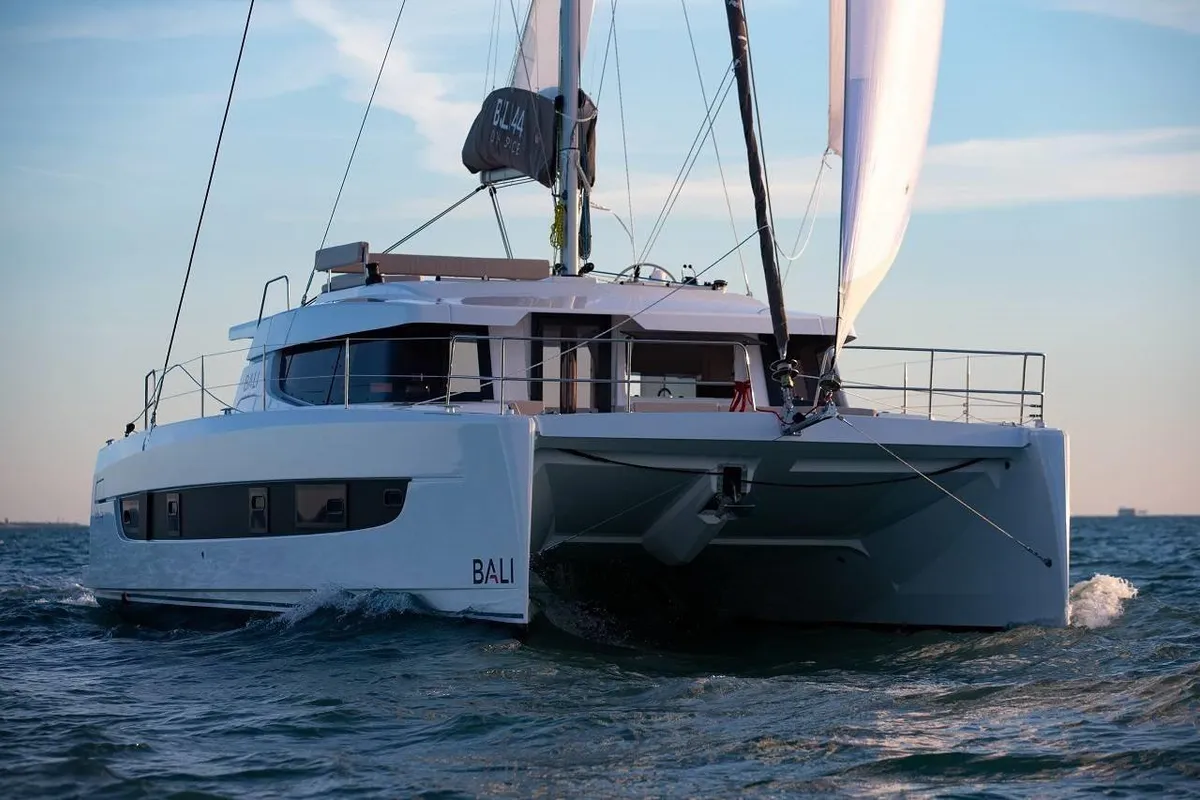 Tiraminelli, a Bali 4.4 catamaran at Road Town, British Virgin Islands