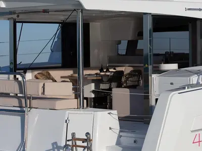 Tiraminelli, a Bali 4.4 catamaran at Road Town, British Virgin Islands