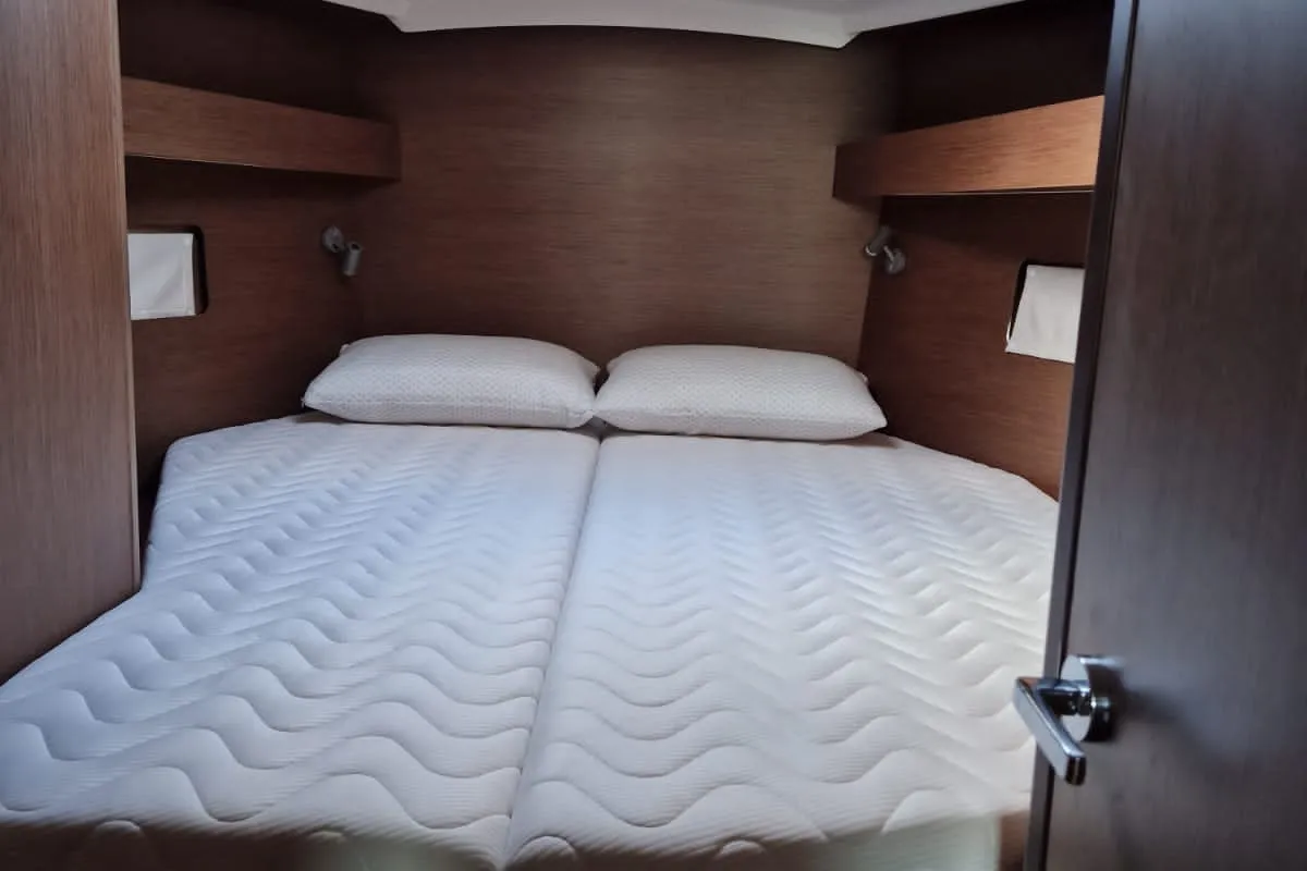 Cabin on Marilena, a Beneteau Oceanis 40.1 sailboat at Athens, Greece