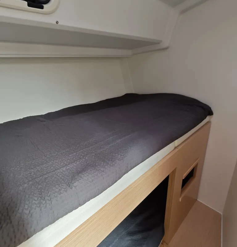 Cabin on Vingilot, a Hanse 460 sailboat at Medulin, Croatia