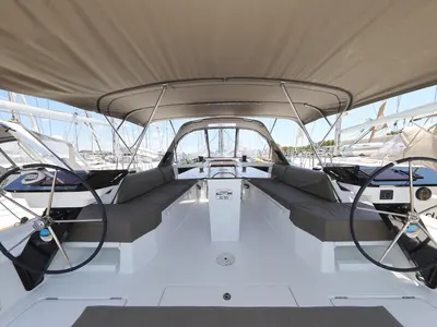 Deck of Soul, a Dufour 44 sailboat at Općina Sukošan, Croatia