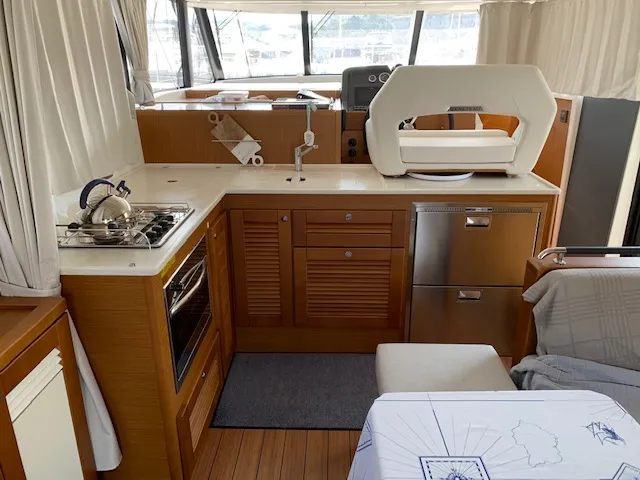 Bandama, a Beneteau Swift Trawler 47 motorboat at Floriana, Malta