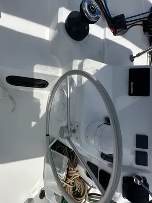 OUFTI IV, a Bali Catspace catamaran at Roche Caiman, Seychelles