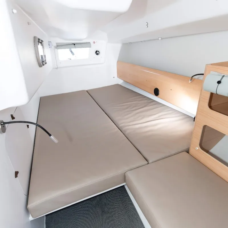 Cabin on Spicy, a Pogo 36 sailboat at La Favière, France