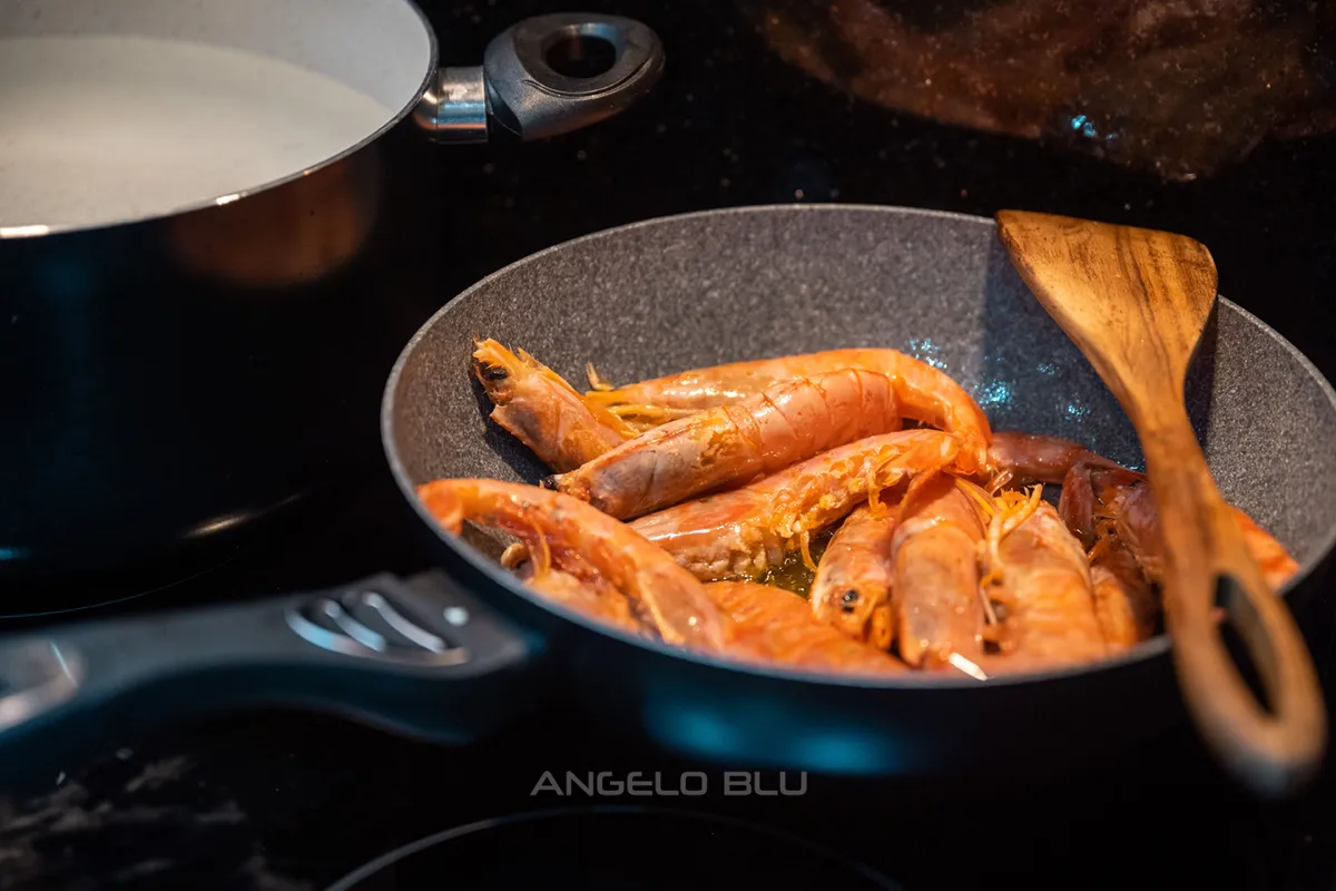 Galley of Angelo Blu, a Maiora 20S motor yacht at Figari, Italy