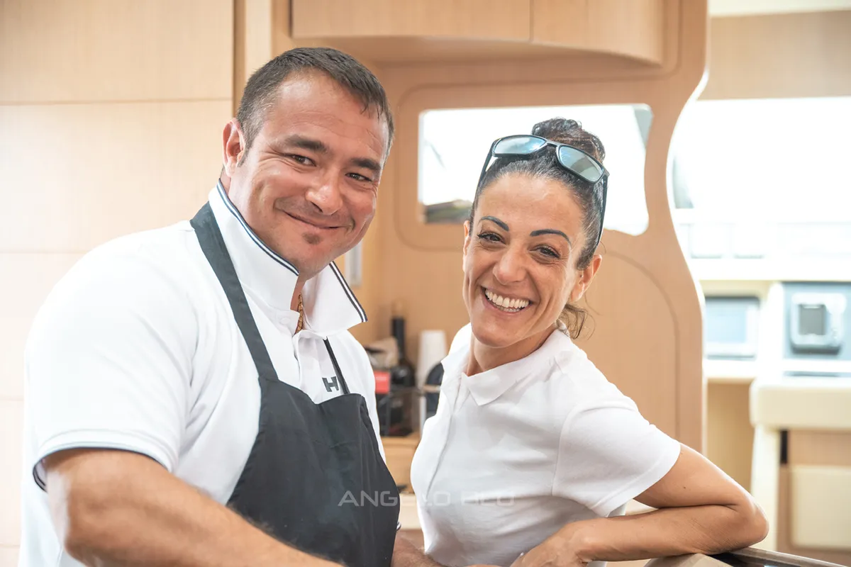 Angelo Blu, a Maiora 20S motor yacht at Figari, Italy