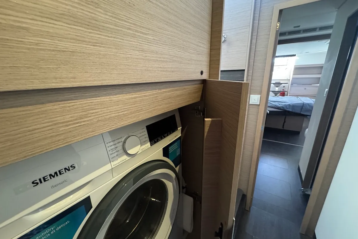 Maeva, a Fountaine Pajot Aura 51 catamaran at La Rochelle, France