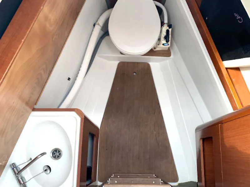 Head on Big Tasty, a Beneteau Oceanis 50 sailboat at Općina Rogoznica, Croatia