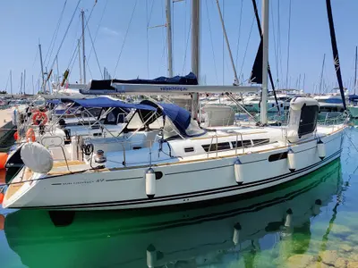 Salon of Lady Joanna, a Jeanneau Sun Odyssey 49i sailboat at Općina Sukošan, Croatia