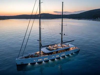 M/S Adri, a Radež d.d. M/S ADRI sailboat at Split, Croatia
