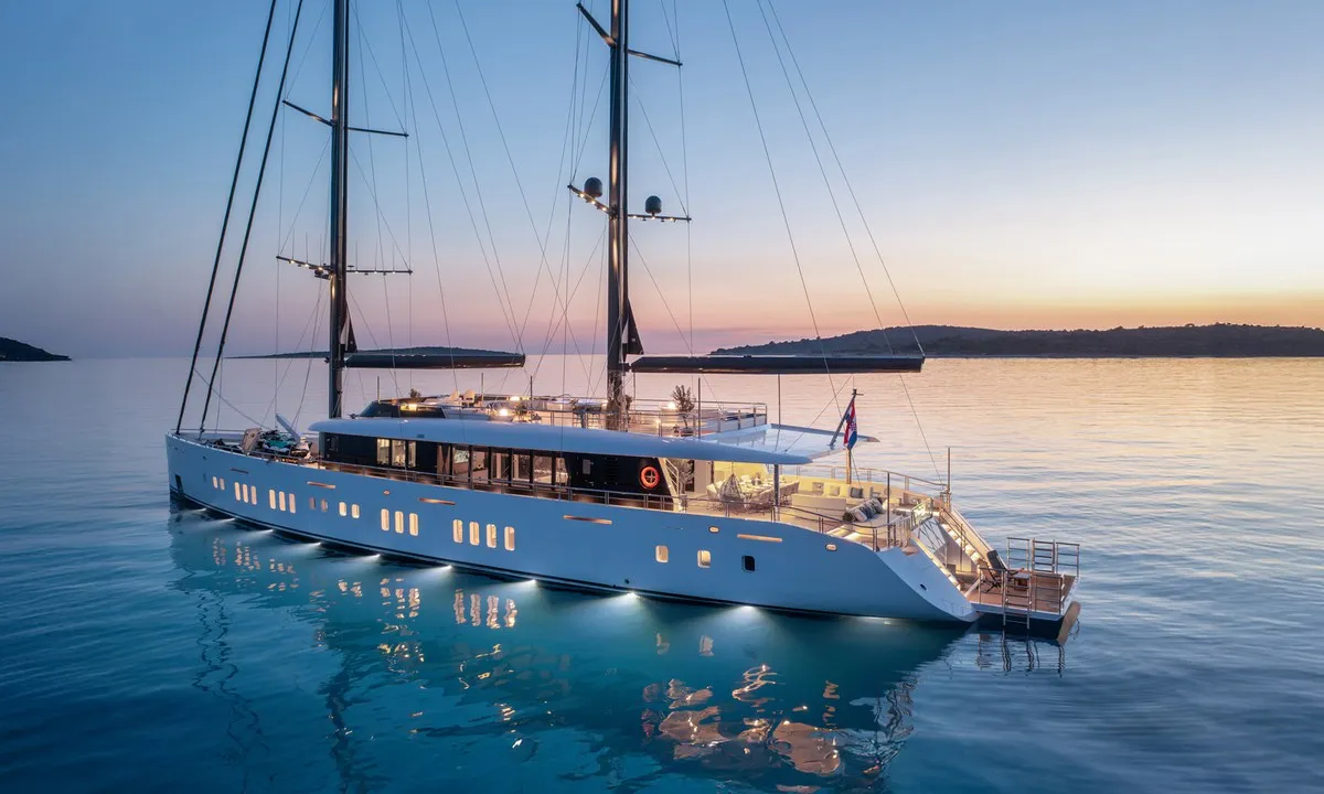 M/S Adri, a Radež d.d. M/S ADRI sailboat at Split, Croatia