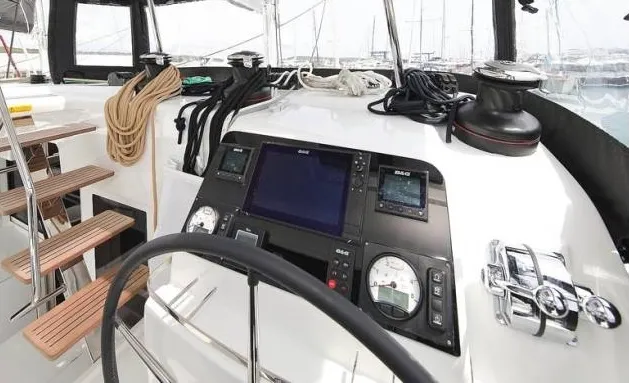 Gecko, a Lagoon 450 S catamaran at Punat, Croatia