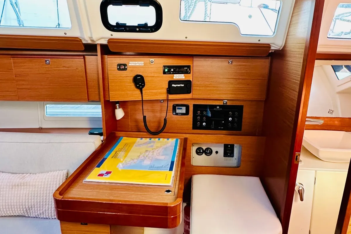 Alpha, a Dufour 360 GL sailboat at Primošten, Croatia