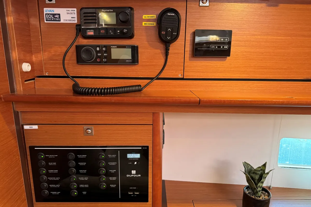 Cabin on Levan, a Dufour 430 GL sailboat at Grad Pula, Croatia