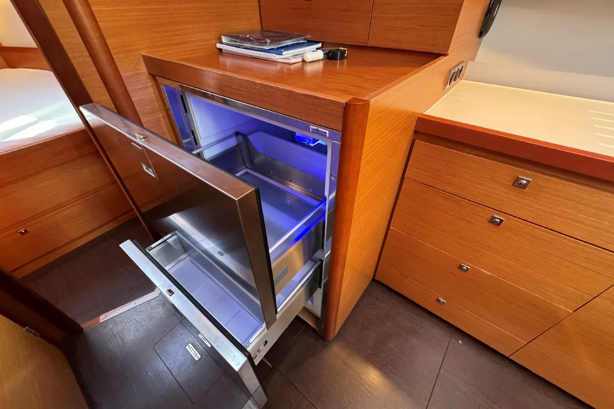 Galley of Levan, a Dufour 430 GL sailboat at Grad Pula, Croatia
