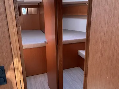 Cabin on Emma, a Bavaria Cruiser 46 sailboat at Pula, Croatia