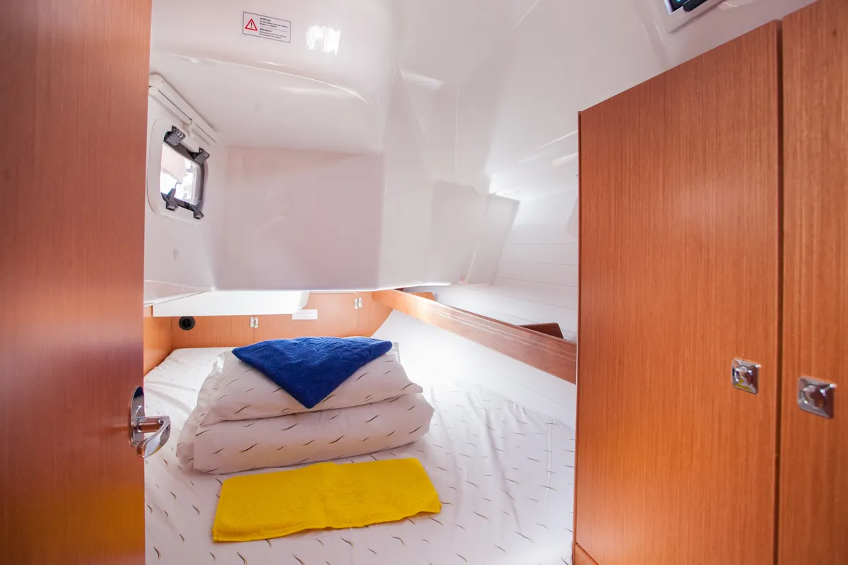 Take Five, a Bavaria Cruiser 34 sailboat at Dubrovnik, Croatia