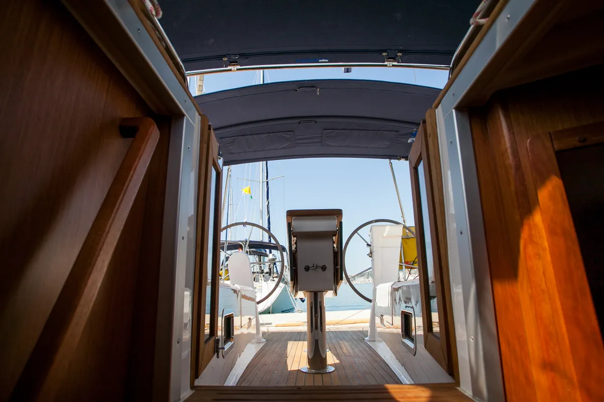 Take Five, a Bavaria Cruiser 34 sailboat at Dubrovnik, Croatia