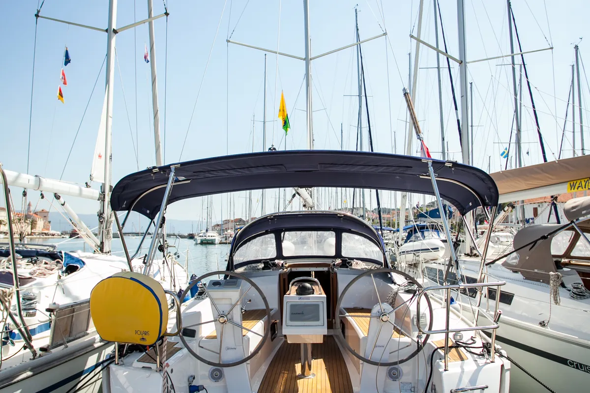 Take Five, a Bavaria Cruiser 34 sailboat at Dubrovnik, Croatia