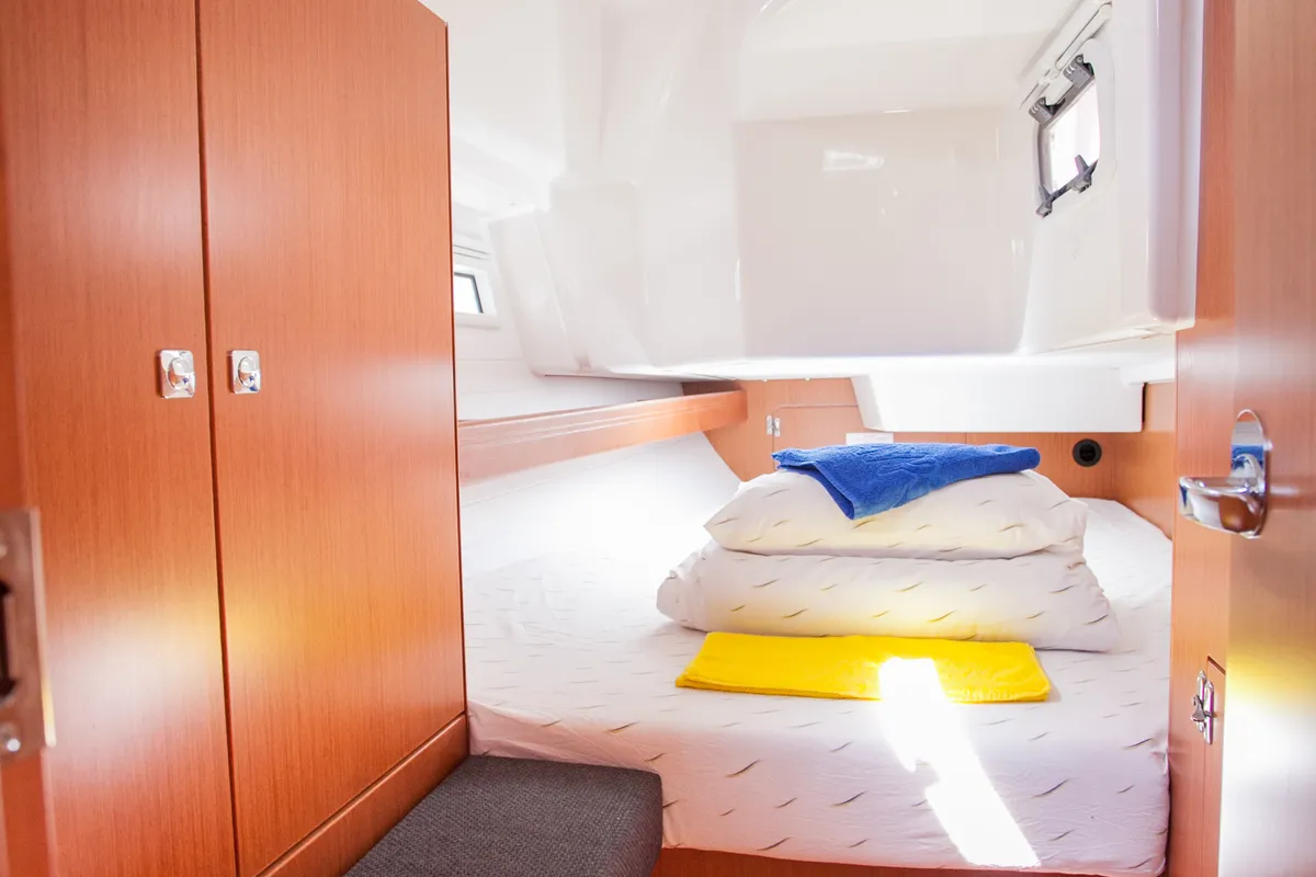 Take Five, a Bavaria Cruiser 34 sailboat at Dubrovnik, Croatia