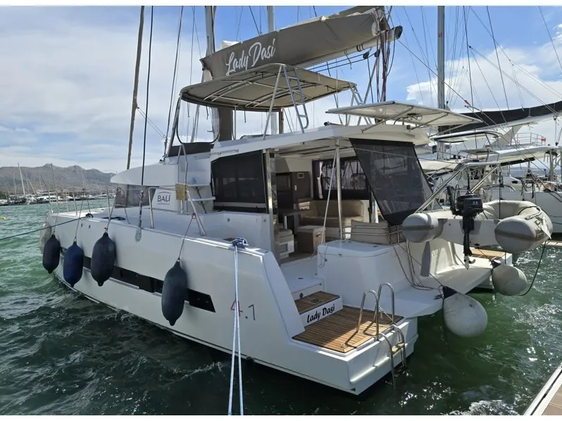 Lady Dasi, a Bali 4.1 catamaran at Municipal Unit of Lefkada, Greece