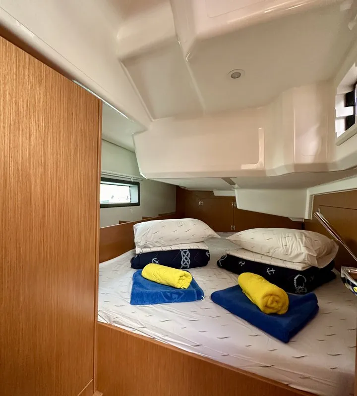Cabin on Surf Point, a Bavaria C38 sailboat at Split, Croatia