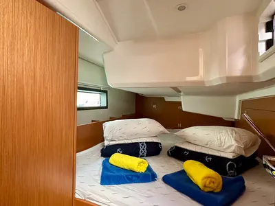 Cabin on Surf Point, a Bavaria C38 sailboat at Split, Croatia