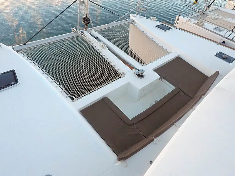 Saelma, a Lagoon 450 F catamaran at Grad Šibenik, Croatia