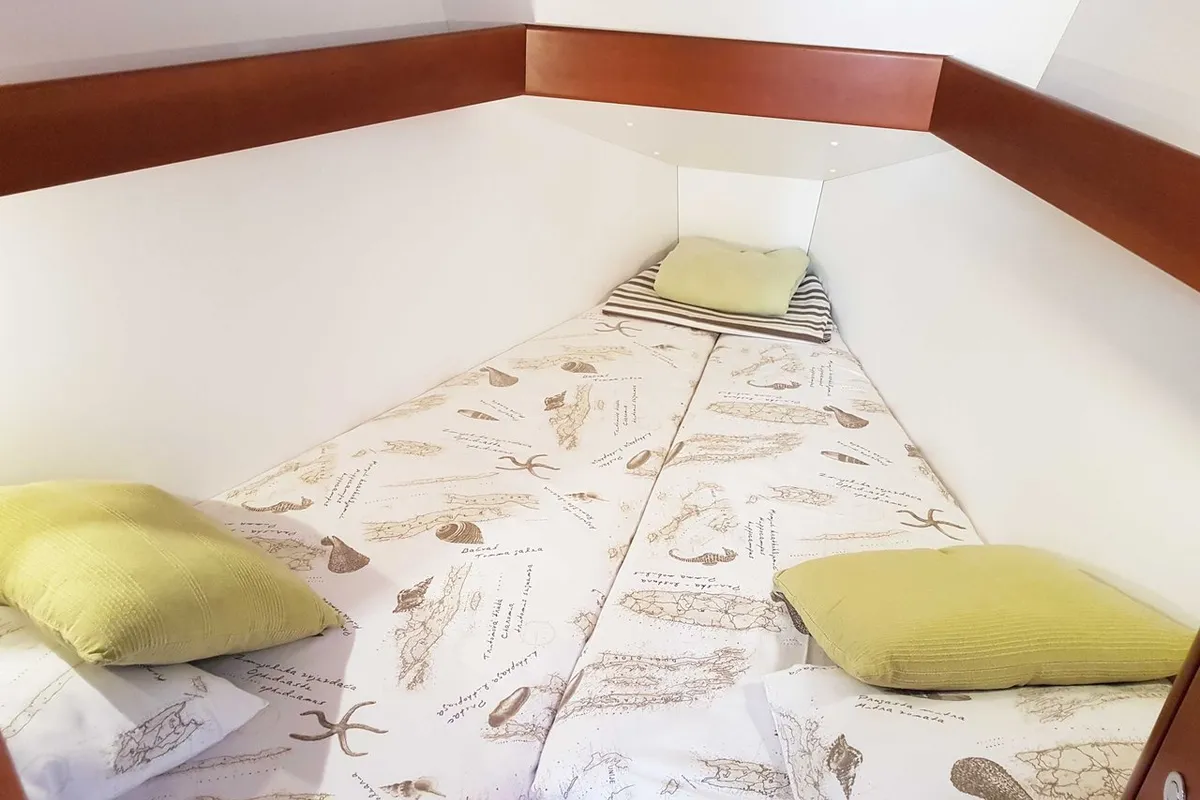 Cabin on Honey, a Beneteau Oceanis 31 sailboat at Split, Croatia