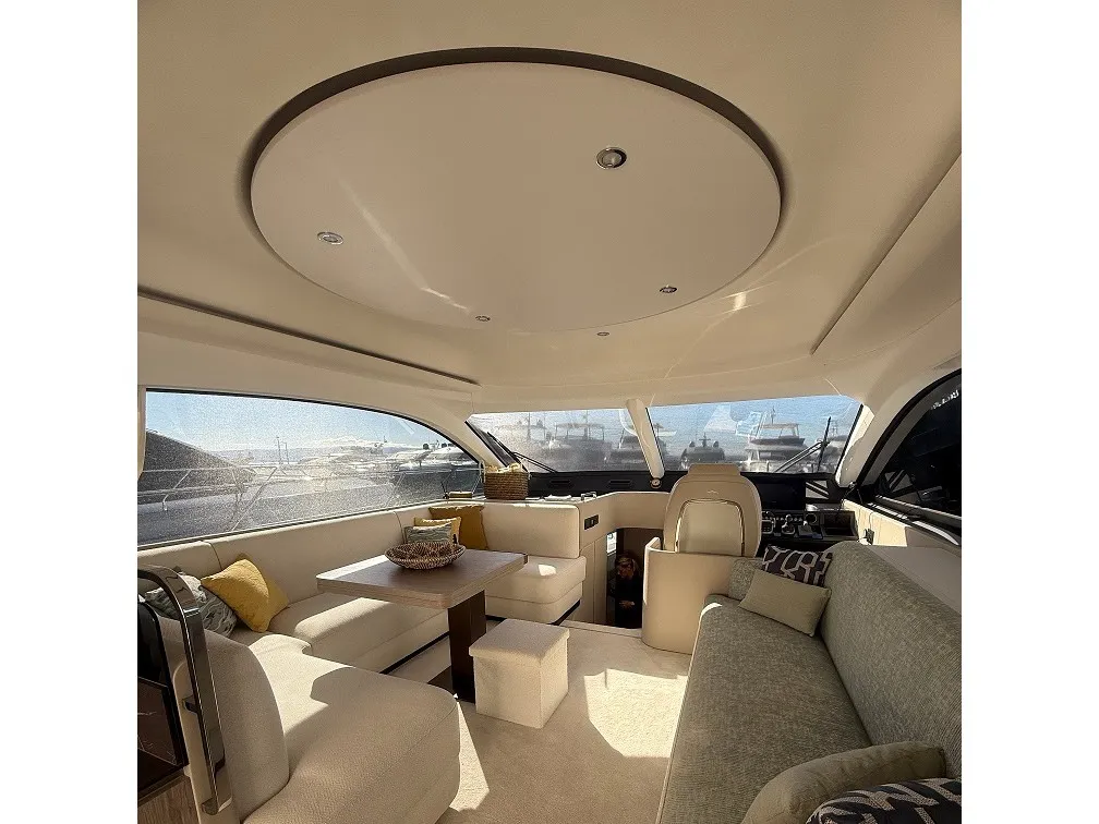White, a Azimut 53 Fly motor yacht at Podstrana - Miljevac, Croatia