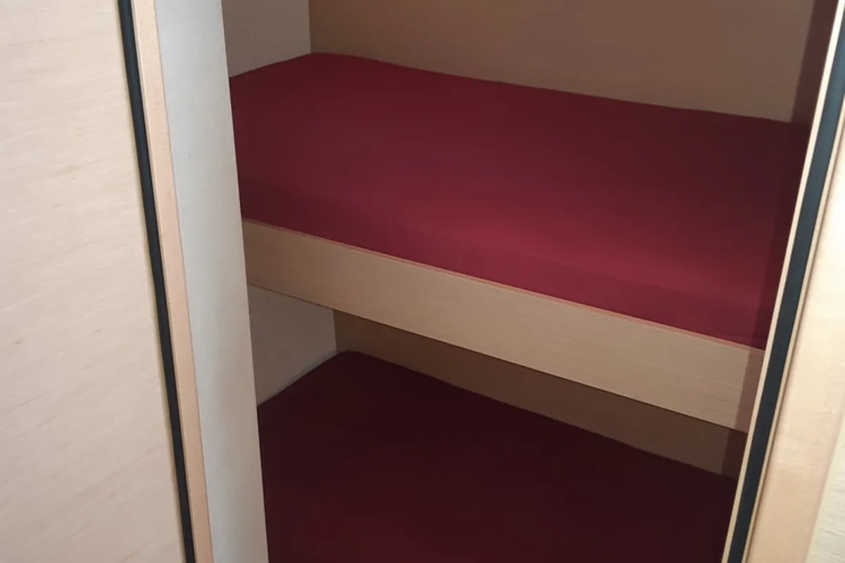 Cabin on Lucky Alexandra, a Fountaine Pajot Saona 47 catamaran at Grad Pula, Croatia