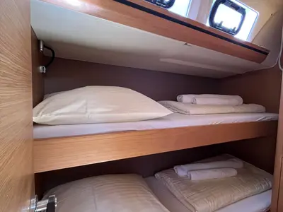 Cockpit of Epsilon, a Dufour 56 Exclusive sailboat at Šibenik, Croatia