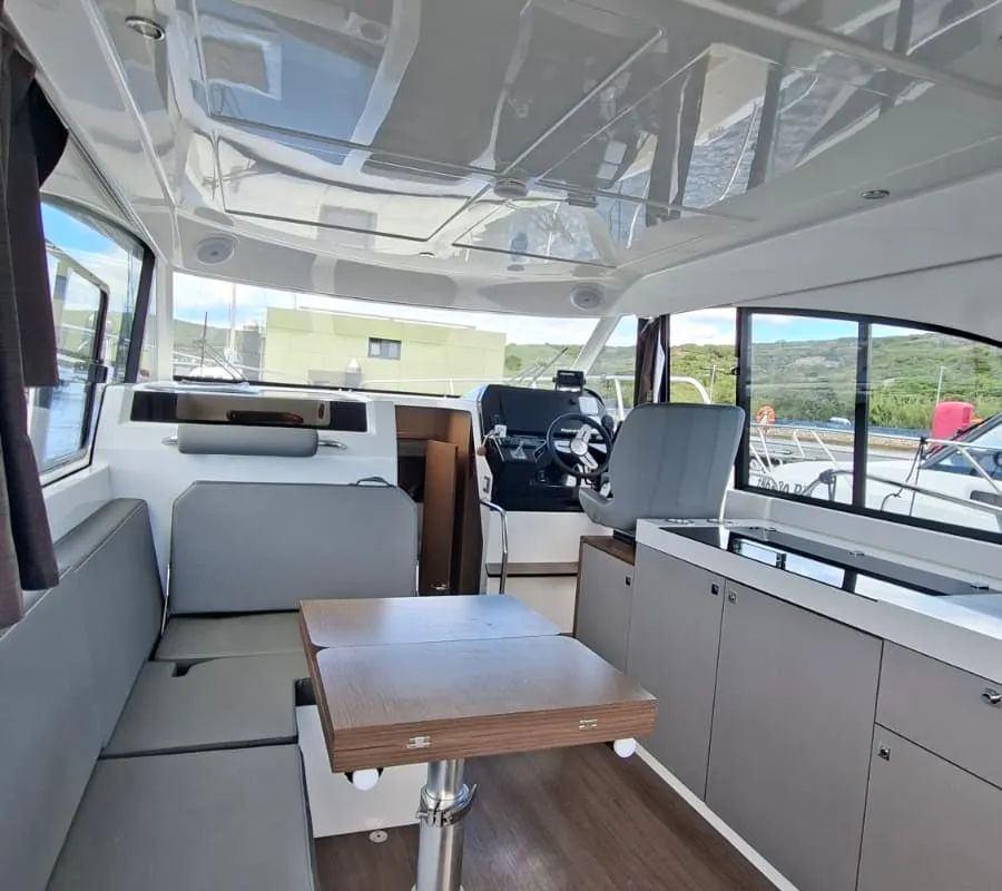 Jean, a Beneteau Antares 11 Fly OB motorboat at Punat, Croatia