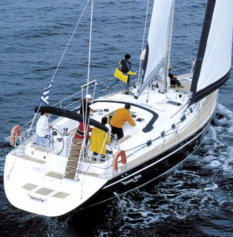 Exterior view of Parte II, a Ocean Star 51.2 sailboat at Athens, Greece