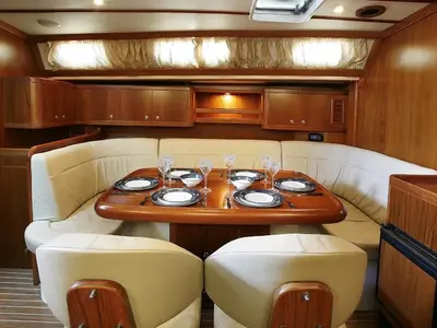Salon of Parte II, a Ocean Star 51.2 sailboat at Athens, Greece