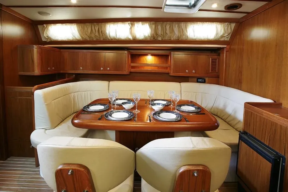 Salon of Parte II, a Ocean Star 51.2 sailboat at Athens, Greece