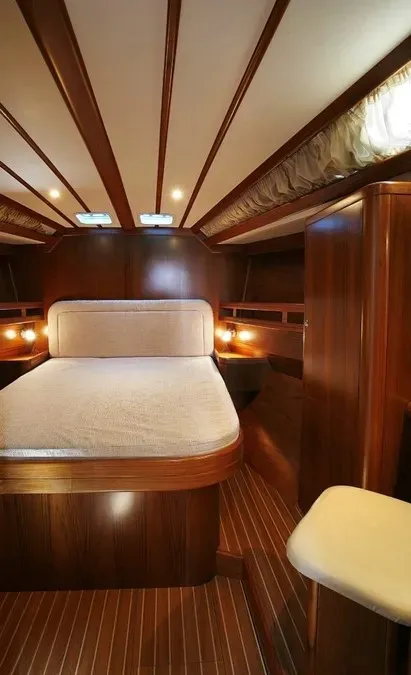 Cabin on Parte II, a Ocean Star 51.2 sailboat at Athens, Greece