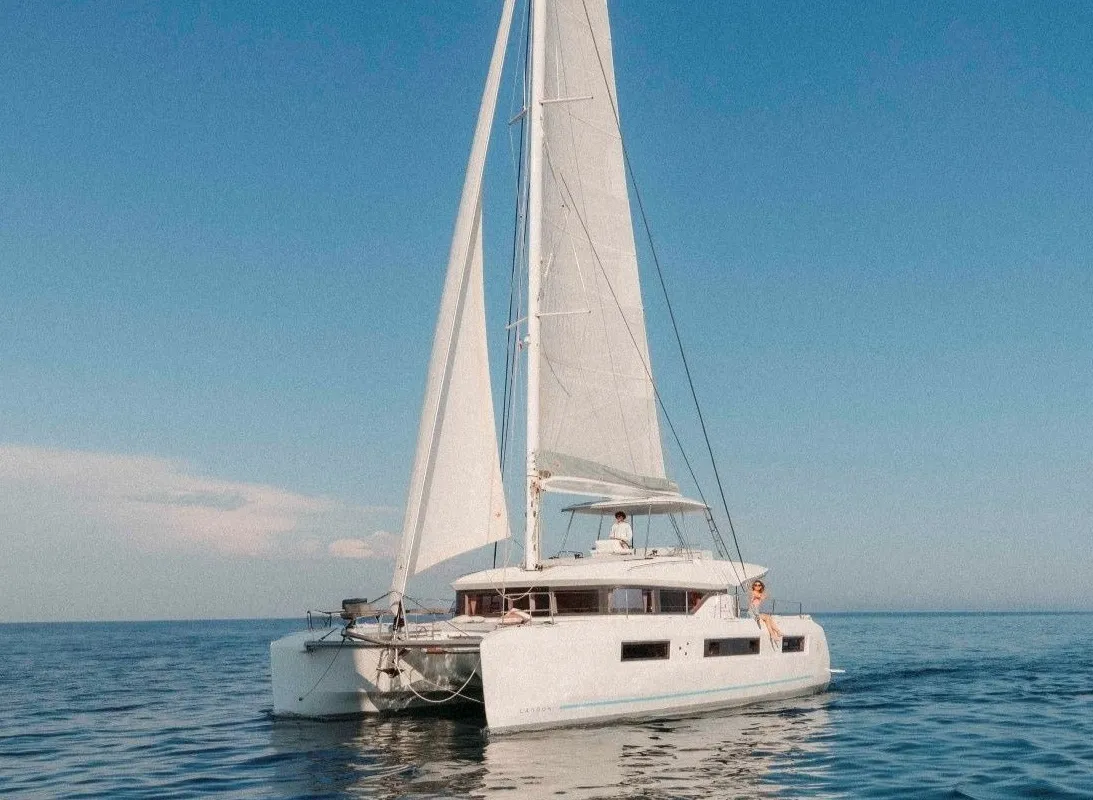 Elysium, a Lagoon 51 catamaran at Seget Donji, Croatia