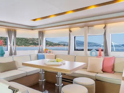 Elysium, a Lagoon 51 catamaran at Seget Donji, Croatia